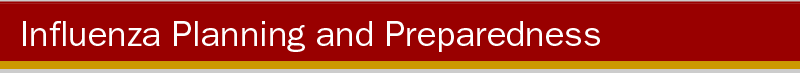 Title Bar for Influenza Preparedness